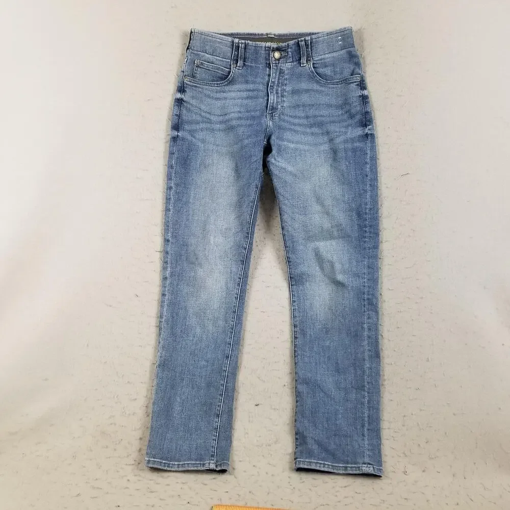 Lee Jeans Mens 30x30 Blue Extreme Motion MVP Straight Taper Stretch Comfort